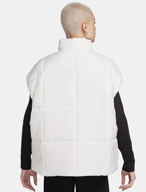 Women Nike Sportswear Classic Puffer Therma-FIT LOOSE Vest White FB7679-100 XL