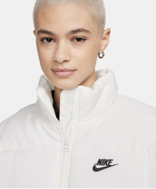 Women Nike Sportswear Classic Puffer Therma-FIT LOOSE Vest White FB7679-100 XL