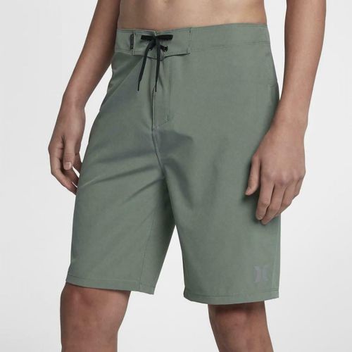 Hurley Mens Phantom One & Only Stretch 20" Boardshorts - Clay Green