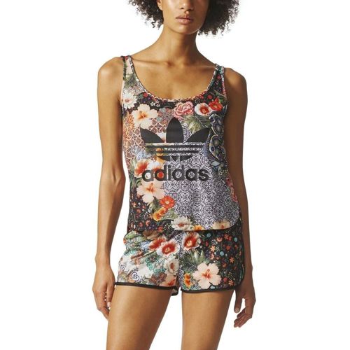 [BR5124] Womens ADIDAS Originals Jardim Agharta Tank Top - Floral