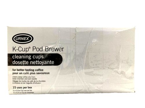 Urnex Keurig K Cup Compatible Cleaning Pods, Coffee Maker Cleaner, Pack of 15