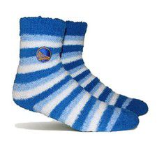 [PM315C8GW2-BLU] WOMENS STANCE NBA GS WARRIORS FUZZY STEPS QUARTER-LENGTH SOCKS