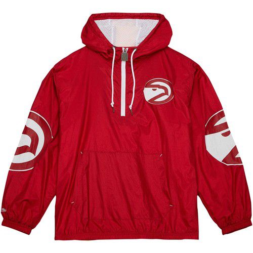 MENS MITCHELL & NESS NBA TEAM OG 2.0 ANORAK WINDBREAKER HAWKS