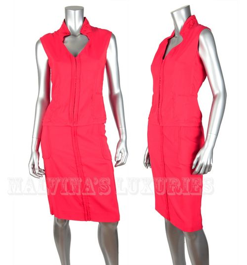 YSL YVES SAINT LAURENT RIVE GAUCHE TOP SKIRT SUIT $1,500 42