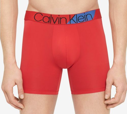 $57 Calvin Klein Underwear Men Red CK Nb1699 Microfiber Boxer Brief Size S