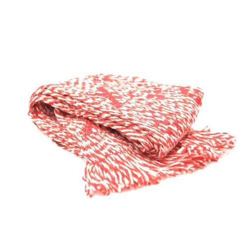 LOUIS VUITTON Wool Silk Logomania Mix Scarf Coquelicot