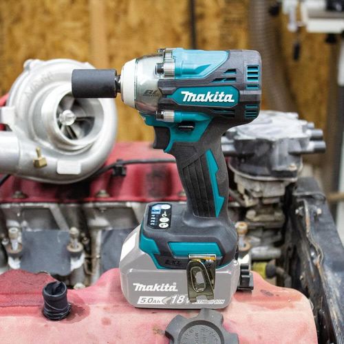 Makita 18V Lxt 1/2In Sq Drive Impact Wrench With Friction Ring Anvil (Bare Tool)