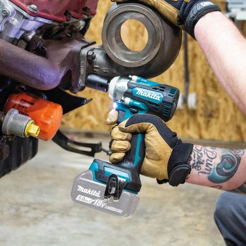 Makita 18V Lxt 1/2In Sq Drive Impact Wrench With Friction Ring Anvil (Bare Tool)