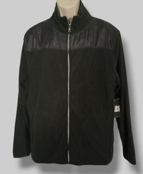 $69 Galaxy by Harvic Men's Gray Full Zip Sweatshirt Jacket Size XL
