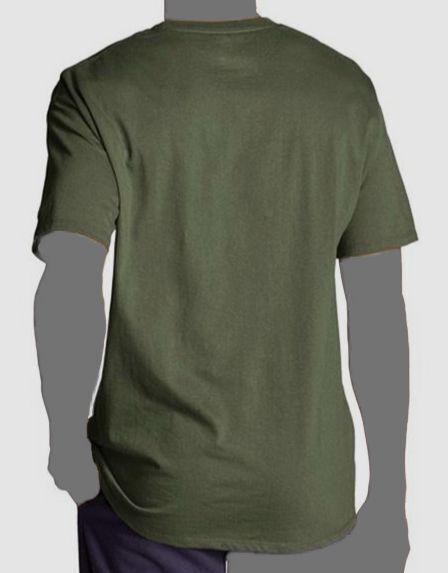$20 Champion Men's Green Short Sleeve Logo Cotton Jersey T-Shirt Size S