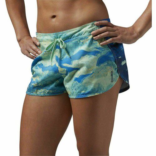 [AJ3467] Womens Reebok WOR Woven AOP Camo Shorts