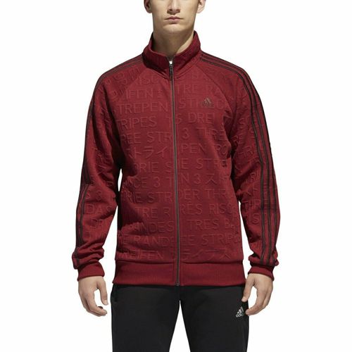 [DH9084] Mens Adidas Badge of Sport 3-Stripe Cotton Fleece Pullover
