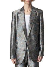 Zadig & Voltaire Vegy Jac British Flowers Blazer Women's