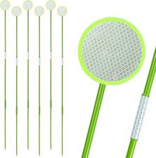 Glow-in-the-Dark Lane Reflectors with Adjustable Fiberglass Rods, 6 Pack