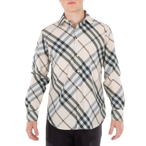 Burberry Nova Check Jacquard Classic Collar Shirt
