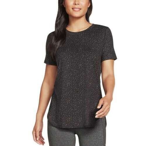 Skechers Ladies’ Short Sleeve Active Tee ,Black, Size L