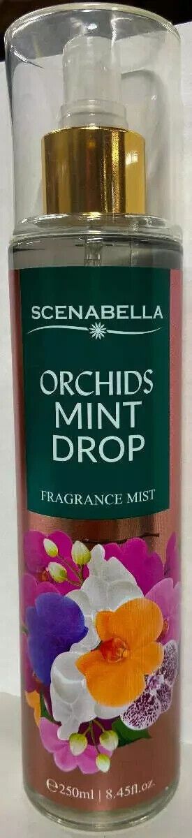 Orchids Mint Drop by Scena Bella fragrance mist for women 8.45 oz New