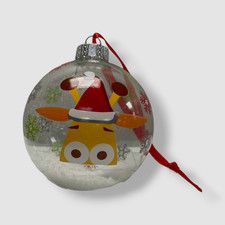 Toys R Us Clear 2023 Holiday Geoffrey Glass Ball Hanging Ornament