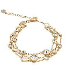 Swarovski Imber Soft Bracelet Large Gold Shiny Crystal