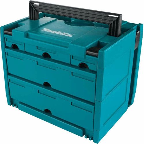 Makita Makpac 5 Drawer Interlocking Case 12 1/2In X 15 1/2In X 11 5/8In
