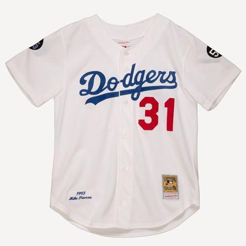 MENS MITCHELL & NESS MLB HOME JERSEY DODGERS 1993 MIKE PIAZZA