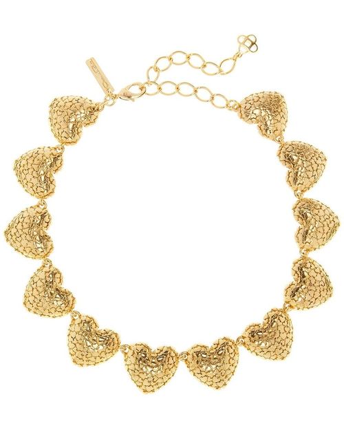 Oscar De La Renta Heart Clusters Necklace Women's