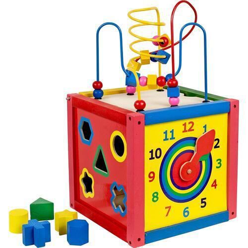 Homeware 1259 5-in-1 Wood Activity Cube