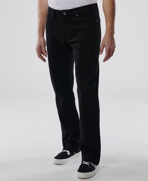 Lazer Men's Black Straight-Fit Jeans Pants Size 38W x 32L