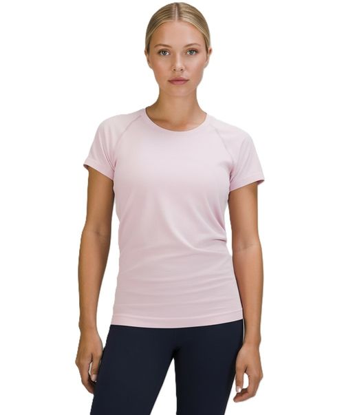 NWT LULULEMON Swiftly Short Sleeve Hip Length Pink Peony Size 8 10 12 $68 Retail