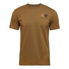 [AP7524407001] MENS BLACK DIAMOND FADED SS SHORT SLEEVE T-SHIRT TEE SHIRT