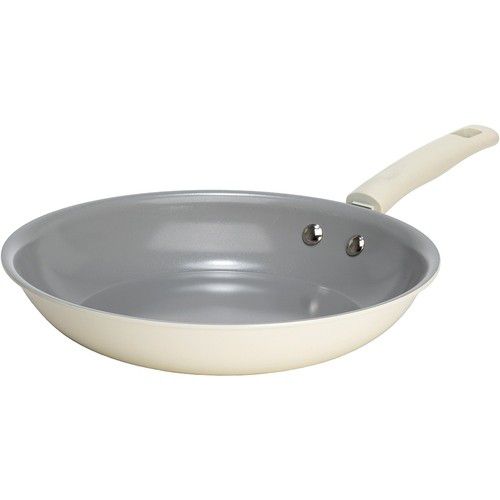 Ecolution ER11055-AS 11" Gaia Ceramic Fry Pan - Cream