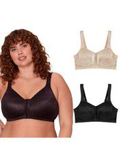 Playtex 18 Hour POWER SUPPORTX Front Close Extra Back Support Wireless Bra,