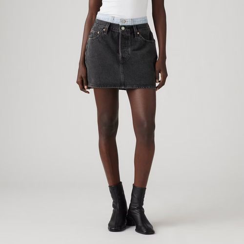 Levi Women Mini Icon Skirt with Double Waistband