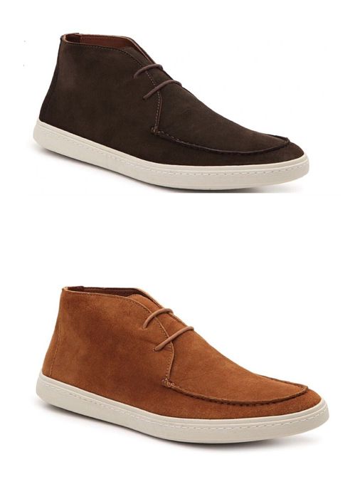 Men Mercanti Fiorentini Chukka Mid Boots Suede Light Weight