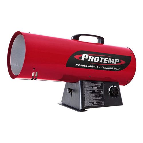 Protemp 125000 Btu Liquid Propane Forced Air Heater Variable Output
