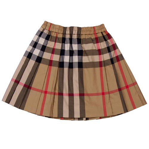 Burberry Kids Vintage Check Pleated Skirt