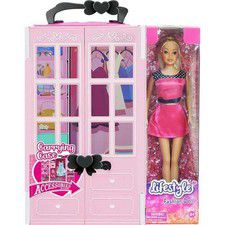 Chic Dolls 8022BLONDE Fashion Doll & Carrying Case