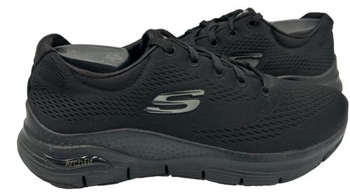 Skechers Women's Sport Arch Fit Big Appeal Lace Up Shoes Black Size:10 71T