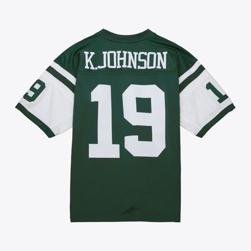 MENS MITCHELL & NESS NFL DARK JERSEY JETS 1998 KEYSHAWN JOHNSON