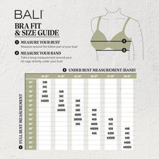 Bali Underwire Bra One Smooth U Ultra Light Illusion Neckline Convertible Women