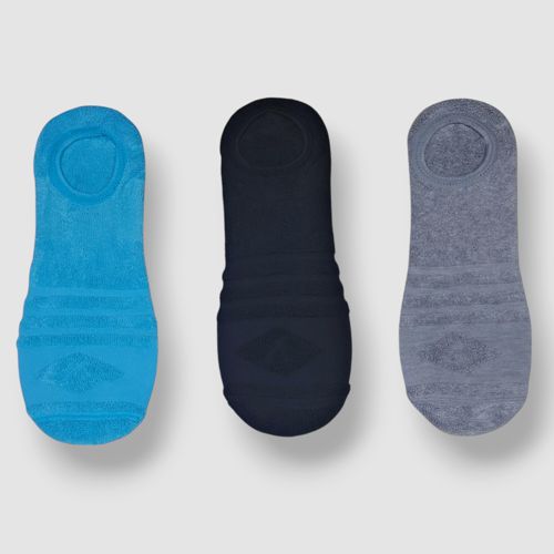 Sperry Men's Blue Cushioned Liners Socks 3 Pairs Size 6-12