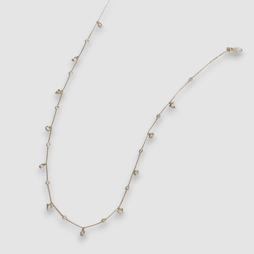 $152 Mignonne Gavigan Women's 14k Gold Plated Infinity Crystal Necklace