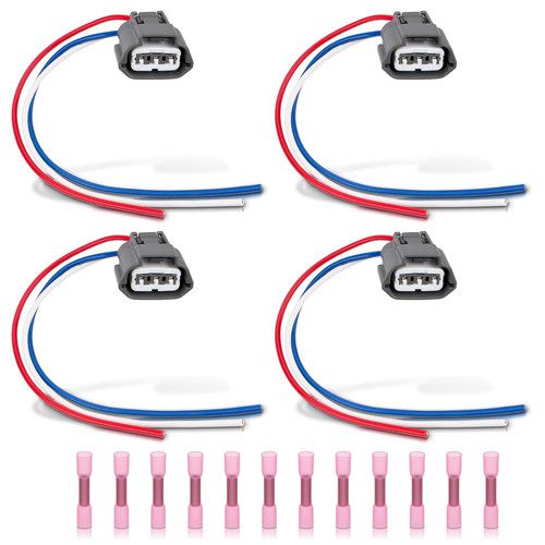 Pack of 4 Ignition Coil Connector Repair Harness Plug Wiring Pigtail Fits for Ni