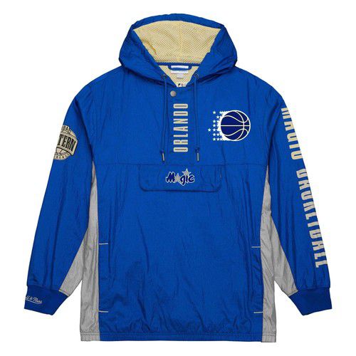 MENS MITCHELL & NESS NBA TEAM OG 2.0 ANORAK WINDBREAKER VINTAGE LOGO MAGIC