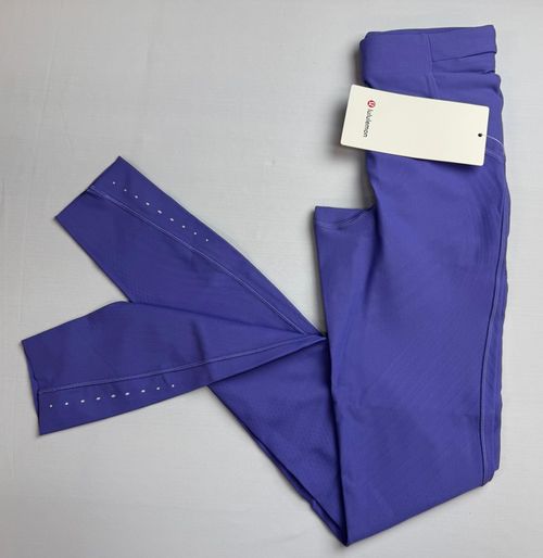 lululemon SenseKnit High-Rise Running Tight 28" Charged Indigo Size 2. LW5CZ2S.