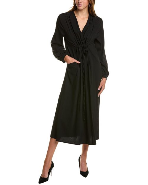 Abbey Midi Dress Women's Black Os