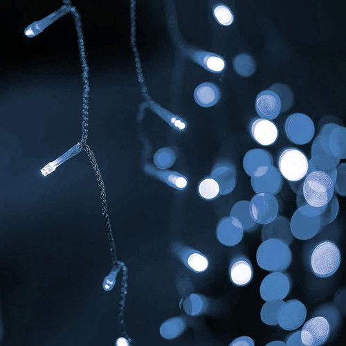 Connectable 360 LED Christmas Icicle Lights, 29.5 FT, 8 Modes, White