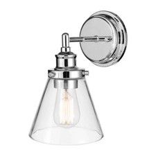 Globe Electric Parker Wall Sconce Chrome 60W E26 1 Light