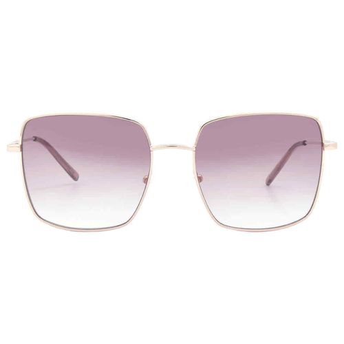 Calvin Klein Bordeaux Gradient Square Ladies Sunglasses CK22121S 770 57