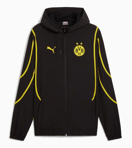 [777601-02] MENS PUMA BVB PREMATCH WOVEN JACKET